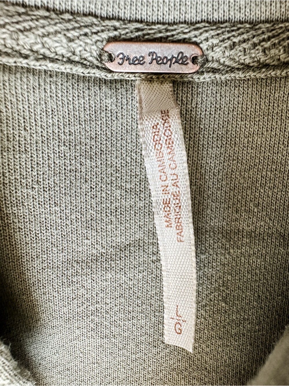 Free People Women’s Ruby Jacket Shacket Green - Size Large - Picture 3 of 15